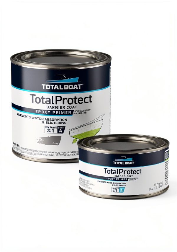 TotalBoat Epoxy Primer Gray Fiberglass Barrier Coating-0