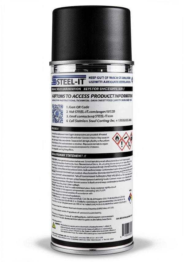 Steel-It Black Polyurethane Industrial Coating 2 Cans-2
