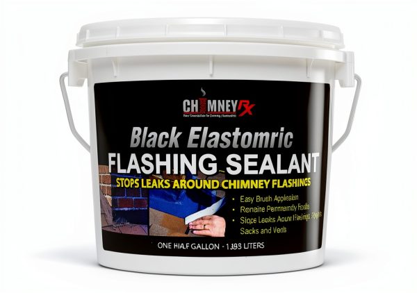 CHIMNEYRX Elastomeric Waterproof Sealant Liquid Black-0