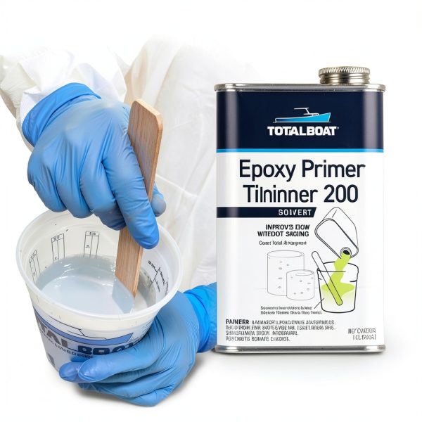 TotalBoat Epoxy Primer Gray Fiberglass Barrier Coating-8