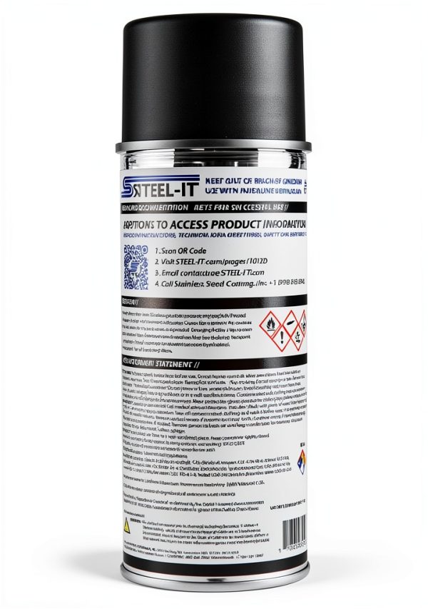 Steel-It Black Stainless Steel Paint Industrial Coating-1