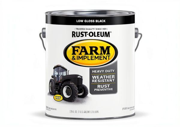 Rust Oleum Farm Implement Enamel Paint Gloss Black-0