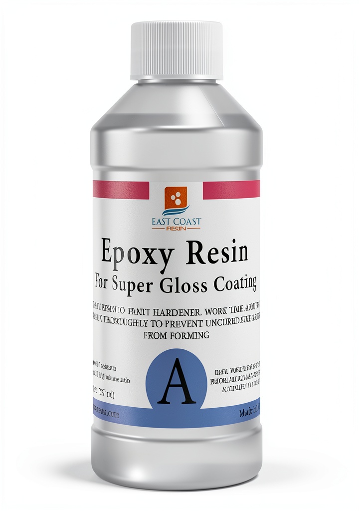 Applying East Coast Resin epoxy on a wooden table