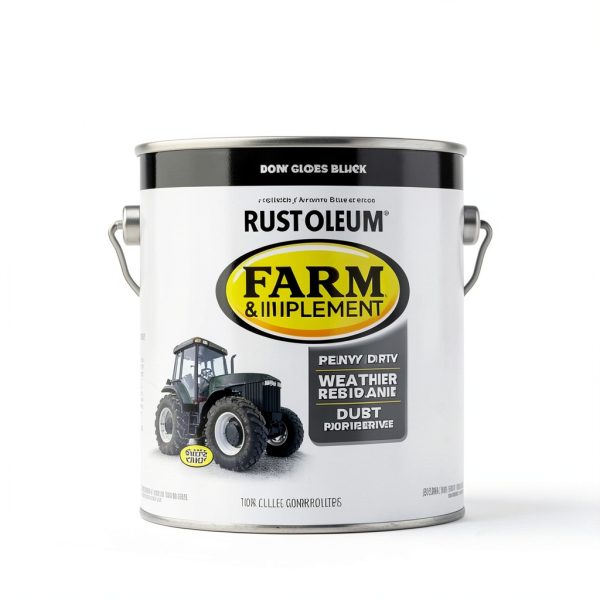 Rust Oleum Farm Implement Enamel Paint Gloss Black-1