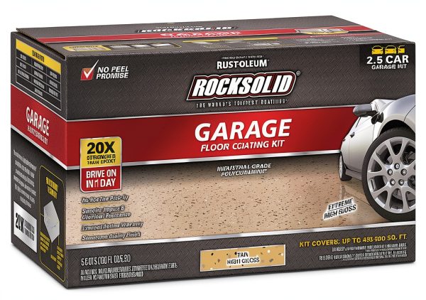 Rust Oleum Concrete Coating Polycuramine Garage Floor Kit-1