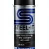 Steel-It Black Polyurethane Industrial Coating 2 Cans-1