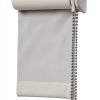 RollEase Fiberglass Window Shade 2" x 2" Semicircular with Velvetrol-2
