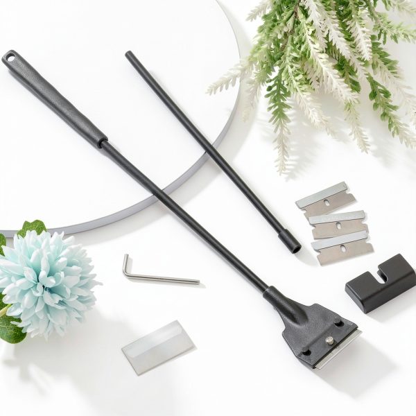 Aquarium Scraper Honoson Extendable Algae Cleaner with Removable Blade-4