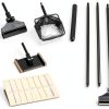 ZRDR Stainless Steel Algae Scraper Aquarium Cleaning Tool for Glass Aquariums, Including Algae Scraper, Sponge Pad, Fish Net, Cleaning Brush, Adjustable Length, Durable, Does Not Hurt The Fish Tank-0