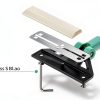 UPETTOOLS Algae Scraper for Glass Aquariums, 2 in 1 Adjustable Algae Scraper with 5 Stainless Steel Blades and Cleaning Brush, Aquarium Glass Cleaning Tools for 20-40 Gallon Fish Tank-3