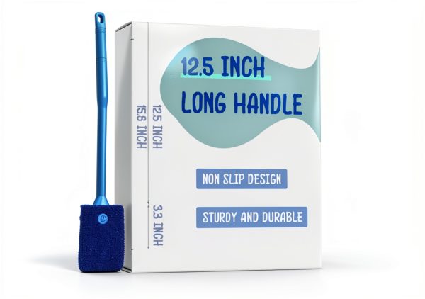Aquarium Double Sided Sponge Cleaning Brush Cleaner Scrubber, One Pack Blue Brush-1