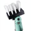 UPETTOOLS Algae Scraper for Glass Aquariums, 2 in 1 Adjustable Algae Scraper with 5 Stainless Steel Blades and Cleaning Brush, Aquarium Glass Cleaning Tools for 20-40 Gallon Fish Tank-2