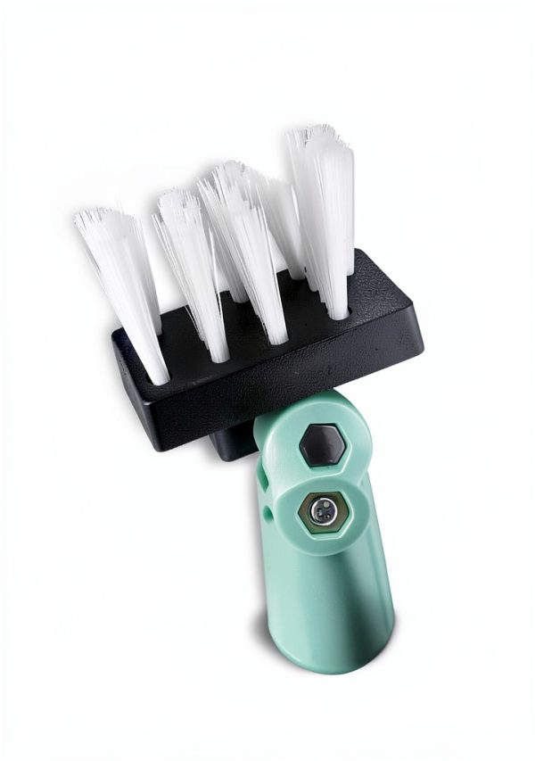 UPETTOOLS Algae Scraper for Glass Aquariums, 2 in 1 Adjustable Algae Scraper with 5 Stainless Steel Blades and Cleaning Brush, Aquarium Glass Cleaning Tools for 20-40 Gallon Fish Tank-2