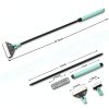 UPETTOOLS Algae Scraper for Glass Aquariums, 2 in 1 Adjustable Algae Scraper with 5 Stainless Steel Blades and Cleaning Brush, Aquarium Glass Cleaning Tools for 20-40 Gallon Fish Tank-7