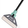 UPETTOOLS Algae Scraper for Glass Aquariums, 2 in 1 Adjustable Algae Scraper with 5 Stainless Steel Blades and Cleaning Brush, Aquarium Glass Cleaning Tools for 20-40 Gallon Fish Tank-1