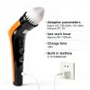 hygger IPX8 Electric Aquarium Cleaning Brushes, Rechargeable Cleaner Tools Kit with 6 Replaceable Clean Spin Brush Heads Cordless Use 2 Speeds Adjustable Handle for Dog House Outdoor/Cat Litter Boxes-5