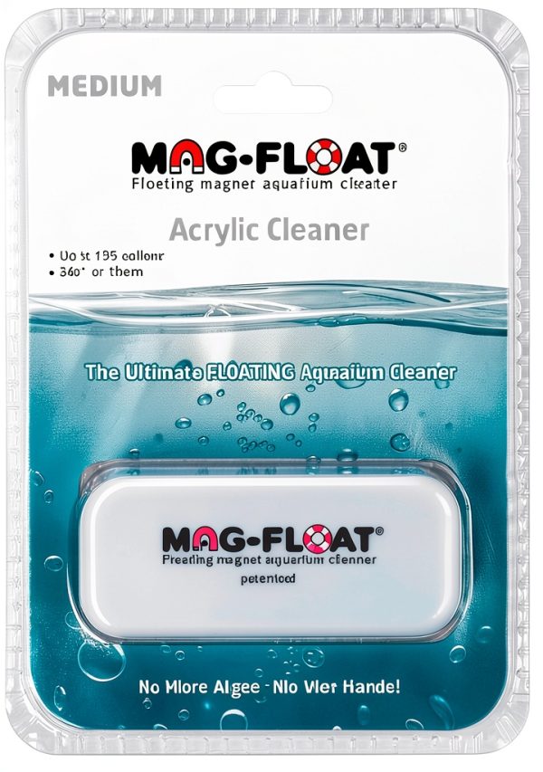 Gulfstream Tropical AGU130A Mag-Float Acrylic Aquarium Cleaner Medium-2