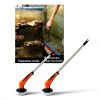 hygger IPX8 Electric Aquarium Cleaning Brushes, Rechargeable Cleaner Tools Kit with 6 Replaceable Clean Spin Brush Heads Cordless Use 2 Speeds Adjustable Handle for Dog House Outdoor/Cat Litter Boxes-1