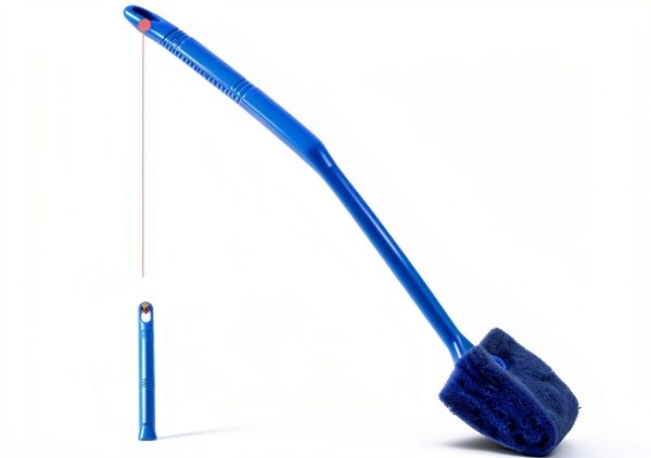 Aquarium Double Sided Sponge Cleaning Brush Cleaner Scrubber, One Pack Blue Brush-2